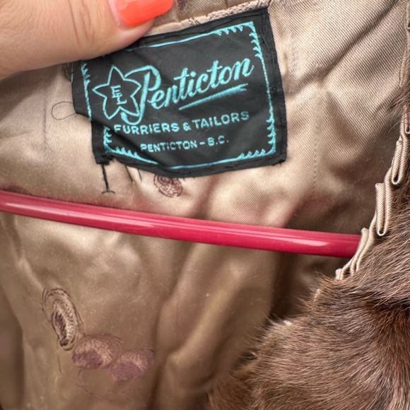 Real fur jacket dark brown - Picture 6 of 11